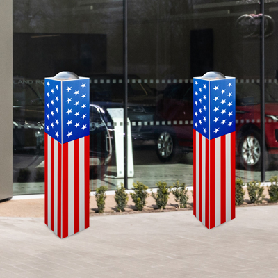 USA Coroplast Bollard Cover