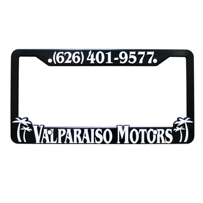 Raised Letter Plastic License Frames {EZ704-Raised}