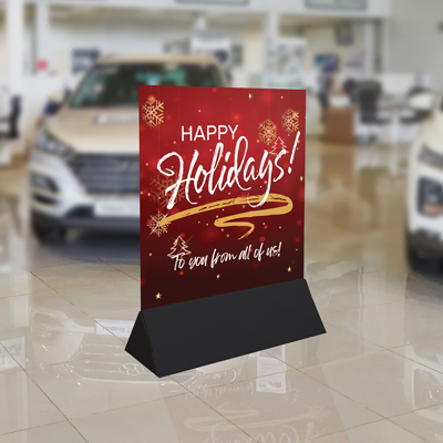 Happy Holidays Coroplast Billboard