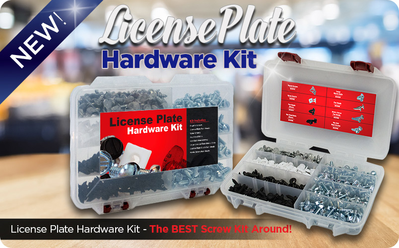 License Plate Hardware Kit