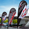 Custom 3-D Double Sided Teardrop Flag {EZ968-CUST}