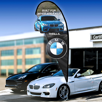 Custom 3-D Double Sided Teardrop Flag Kit {EZ969-CUST}